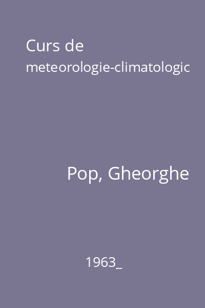 Curs de meteorologie-climatologic