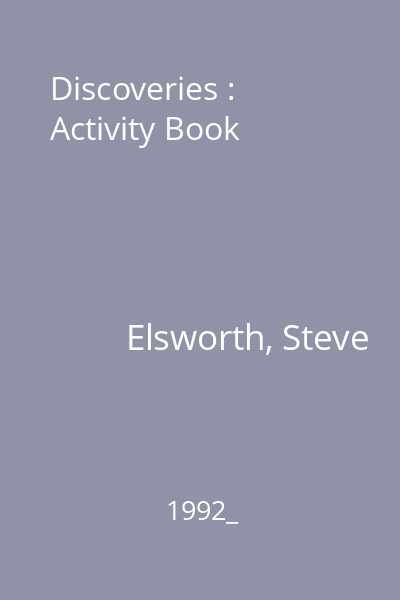 Discoveries : Activity Book