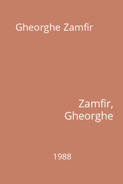 Gheorghe Zamfir