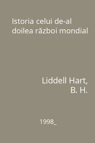 Istoria celui de-al doilea război mondial