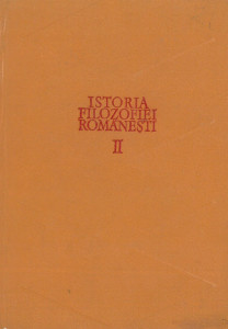 ISTORIA filozofiei românești Vol.2 : (1900-1944)