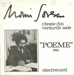 Marin Sorescu citește din versurile sale : "Poeme" 1965