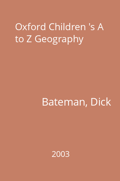 Oxford Children 's A to Z Geography