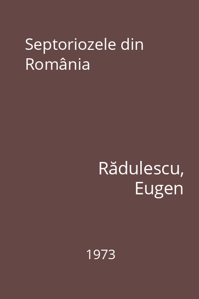 Septoriozele din România