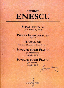 Sonatensatz ; Pièces Impromptues Op. 18 ; Hommage - Pièce pour Piano sur le Nom de Fauré ; Sonate pour Piano Op. 24 No. 1 ; Sonate pour Piano Op. 24 No. 3