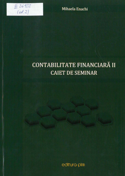Contabilitate financiară : caiet de seminar Vol.2