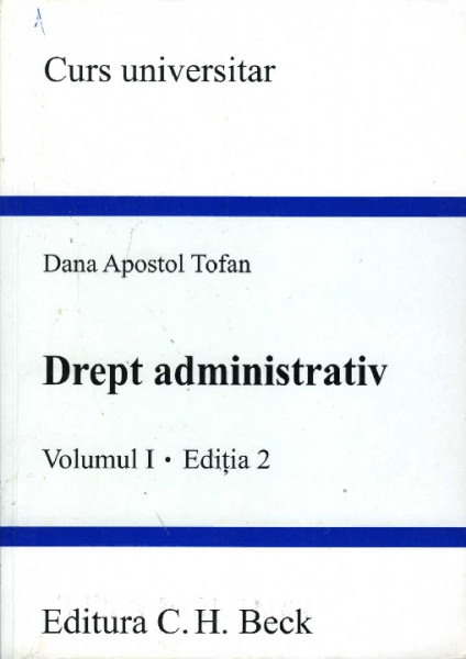 Drept administrativ Vol.1