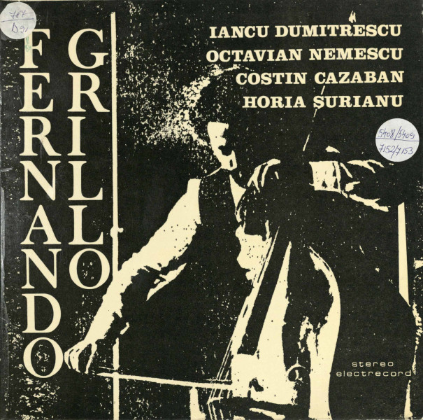 Fernando Grillo [Romanian Contemporary Music] Vol. I : Medium II pentru contrabas simplu; Cumpăna porții pentru contrabas, syntetizator și percuție