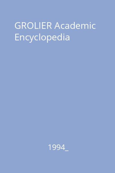 GROLIER Academic Encyclopedia