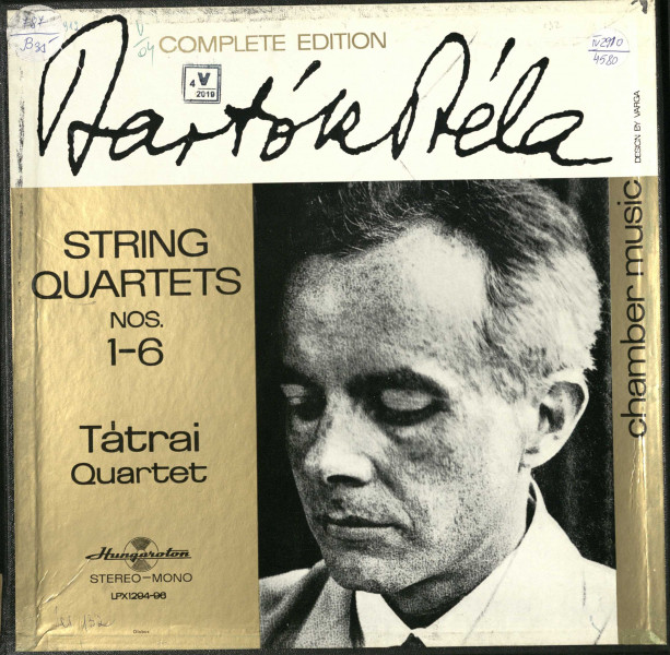 String Quartets Nos1-6 = String Quartet Nr. 3; String Quartet No.4 : Kamarazene vol. 2 : String Quartet Nr.3; String Quartet No.4