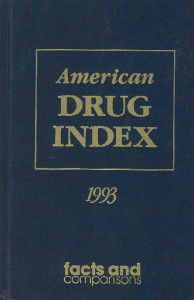 American Drug Index : 1993