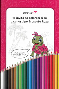 Aventurile Broscuței Roza : carte de colorat