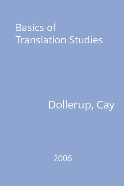 Basics of Translation Studies