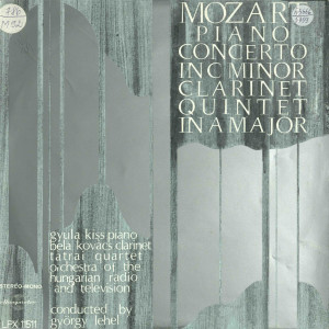 Concerto for Piano and Orchestra in C minor, K.491; Quintet in a major for Clarinet and String, K.581