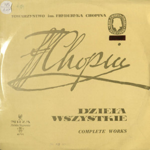 Dzieła Wszystkie = Complete Works : Trio in G minor for piano, violin and cello op. 5; Introduction and Polonaise Op. 3; Grand Duo Concertant sur des themes de "Robert le Diable"; Valses Op. Post.