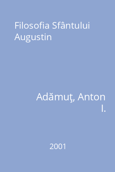 Filosofia Sfântului Augustin