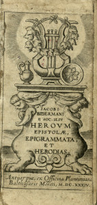 Heroum epistolae, epigrammata et Herodias