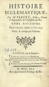Histoire ecclésiastique : pour servir de continuation à celle de monsieur l'abbé Fleury Vol.12