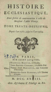 Histoire ecclésiastique : pour servir de continuation à celle de monsieur l'abbé Fleury Vol.32