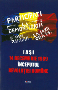 Iaşi, 14 decembrie 1989 : începutul Revoluţiei Române