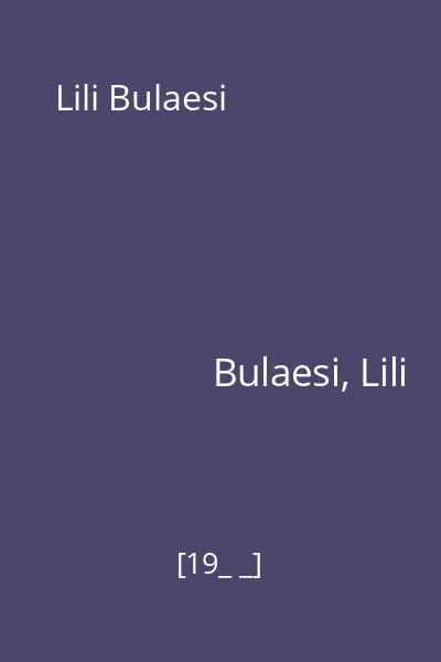Lili Bulaesi