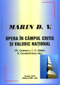 MARIN D.V. - Opera în câmpul critic şi valoric naţional