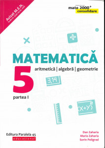 Matematică : Aritmetică ; Algebră ; Geometrie : clasa a V-a Partea 1