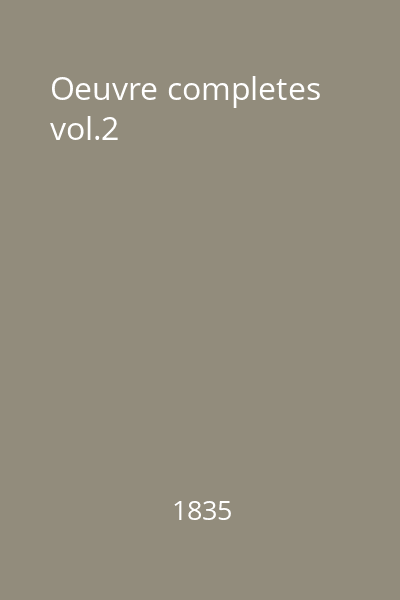 Oeuvre completes vol.2