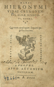 Opera : quorum catalogum sequens pagella continet