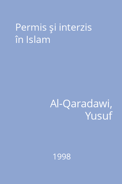 Permis şi interzis în Islam
