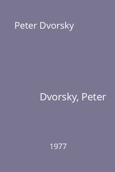 Peter Dvorsky