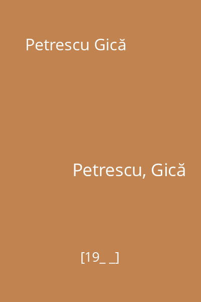 Petrescu Gică