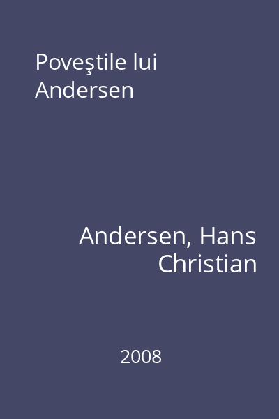 Poveştile lui Andersen