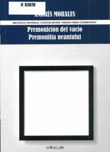 Premónicion del vacío = Premoniția neantului
