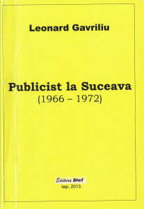 Publicist la Suceava : (1966-1972)