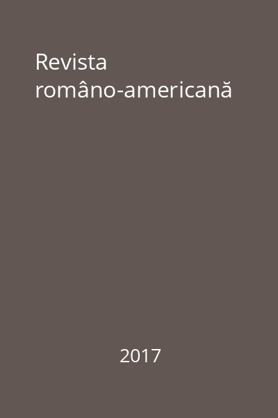 Revista româno-americană