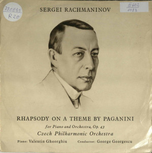 Rhapsody on a theme by Paganini for Piano and Orchestra, Op. 43