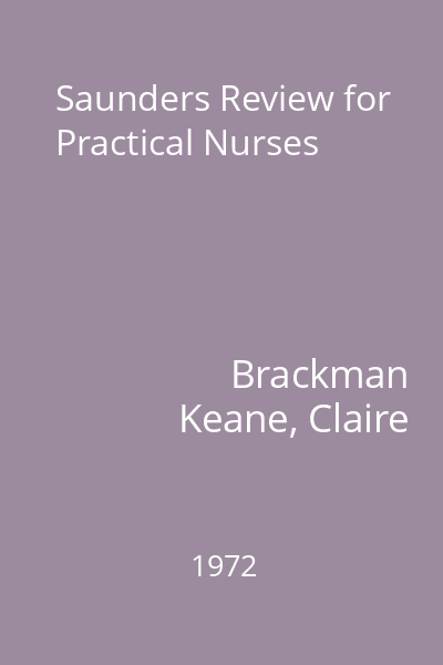 Saunders Review for Practical Nurses