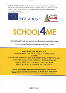 School4me : conceptul de învățare autodirijată pentru copiii de 5-10 ani : manual pentru profesorii pentru învățământul preșcolar și primar
