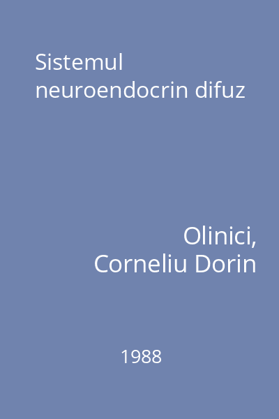 Sistemul neuroendocrin difuz