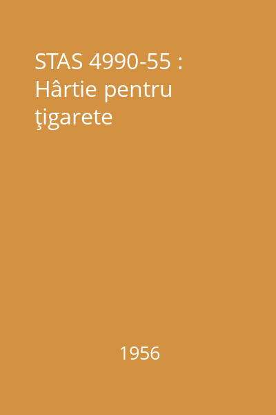 STAS 4990-55 : Hârtie pentru ţigarete
