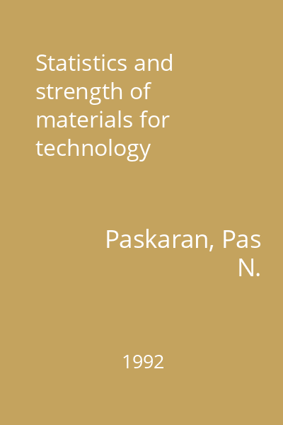 Statistics and strength of materials for technology