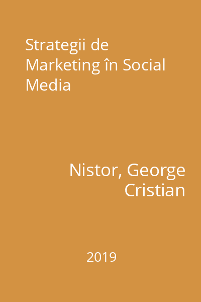 Strategii de Marketing în Social Media